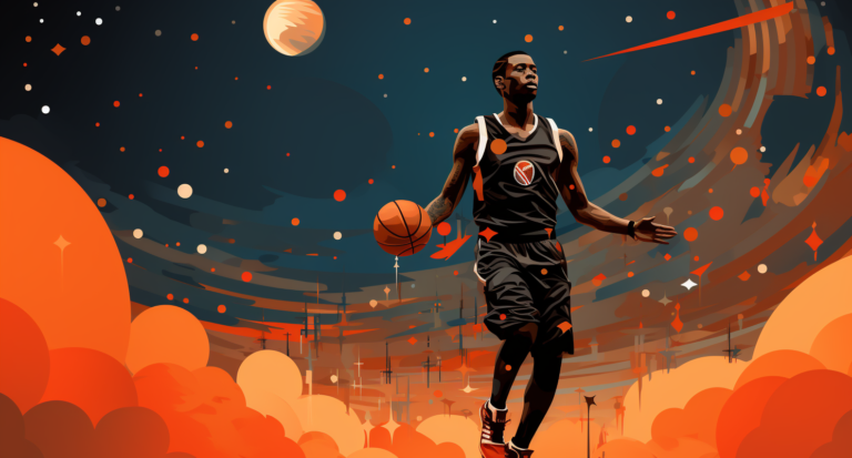 a basketball player brings inspiration